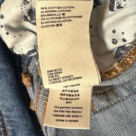 Anthropologie Pilcro and the Letterpress‎ Women’s Size 27 Pleated Straight Leg - Picture 7 of 11